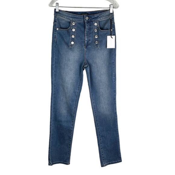 1.State High Rise Button Front Jeans 28 New - Picture 5 of 9